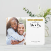 Vrolijk kerstfeest uit de toekomst, Mr. & Mrs Phot Feestdagenkaart (Staand voorkant)