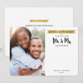 Vrolijk kerstfeest uit de toekomst, Mr. & Mrs Phot Feestdagenkaart (Voorkant / Achterkant)
