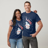 Vrolijk kerstfeest uit de VS Snowman T-shirt (Unisex)