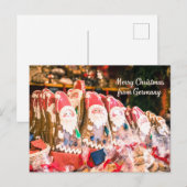Vrolijk kerstfeest uit Duitsland - German Cookies Feestdagenkaart (Voorkant / Achterkant)