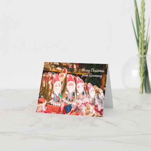 Vrolijk kerstfeest uit Duitsland - German Cookies Kaart (Voorkant)
