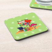 Vrolijk kerstfeest uit Florida Bier Onderzetter (Linkerzijde)