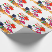 Vrolijk kerstfeest uit Florida Cadeaupapier (Hoek)