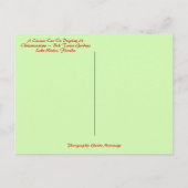 Vrolijk kerstfeest uit Florida Classic Car Bok Tow Briefkaart (Achterkant)