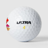 Vrolijk kerstfeest uit Florida Golfballen (Logo)
