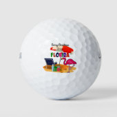 Vrolijk kerstfeest uit Florida Golfballen (Voorkant)