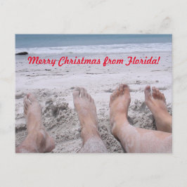 Vrolijk kerstfeest uit Florida grappig Feestdagenkaart