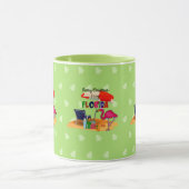 Vrolijk kerstfeest uit Florida, kleurrijk design Mok (Midden)