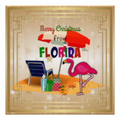 Vrolijk kerstfeest uit Florida Perfect Poster (Voorkant)