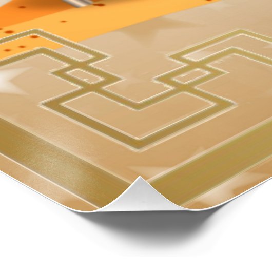 Vrolijk kerstfeest uit Florida Perfect Poster (Hoek)