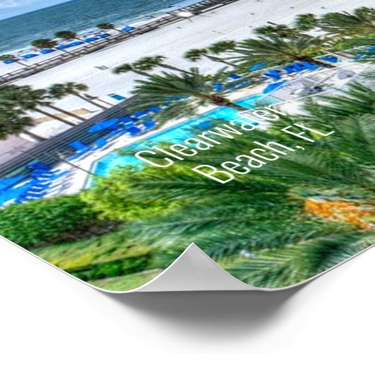 Vrolijk kerstfeest uit Florida Poster (Hoek)