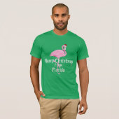 Vrolijk kerstfeest uit Florida T-shirt (Voorkant volledig)