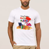 Vrolijk kerstfeest uit Florida T-shirt (Voorkant)