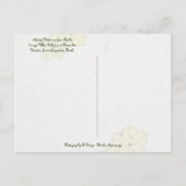 Vrolijk kerstfeest uit Florida Tropische Hibiscus Briefkaart (Achterkant)