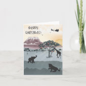 Vrolijk kerstfeest uit Kenia Kaart (Voorkant)