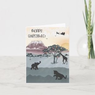Vrolijk kerstfeest uit Kenia Kaart