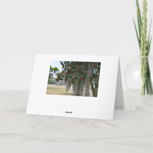 Vrolijk kerstfeest uit Louisiana Feestdagen Kaart (Achterkant)