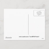 Vrolijk kerstfeest uit Michigan Winter Snow Postca Feestdagenkaart (Achterkant)