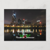 Vrolijk kerstfeest uit Nashville, Tennessee Feestdagenkaart (Voorkant)
