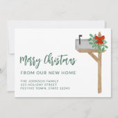 Vrolijk kerstfeest uit onze nieuwe postbus aankondiging (Voorkant)