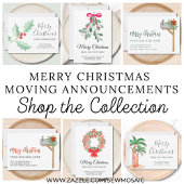 Vrolijk kerstfeest uit onze nieuwe postbus aankondiging