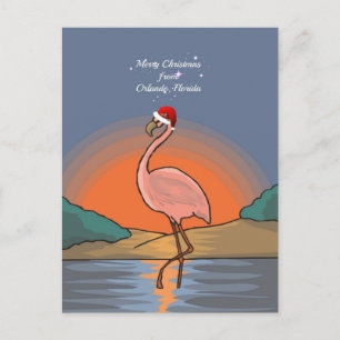 Vrolijk kerstfeest uit Orlando, Florida Briefkaart
