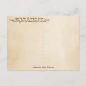 Vrolijk kerstfeest uit Saint-Augustinus Florida Briefkaart (Achterkant)