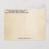 Vrolijk kerstfeest uit Saint-Augustinus Florida Feestdagenkaart (Achterkant)