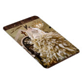 Vrolijk kerstfeest uit Saint-Augustinus Florida Magneet (Rechterzijde)