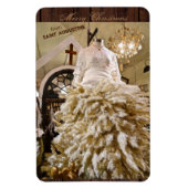 Vrolijk kerstfeest uit Saint-Augustinus Florida Magneet (Verticaal)