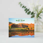 Vrolijk kerstfeest uit Sedona, Arizona Briefkaart (Staand voorkant)