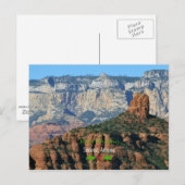 Vrolijk kerstfeest uit Sedona, Arizona Briefkaart (Voorkant / Achterkant)