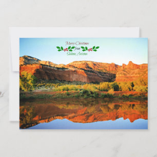 Vrolijk kerstfeest uit Sedona, Arizona Kaart