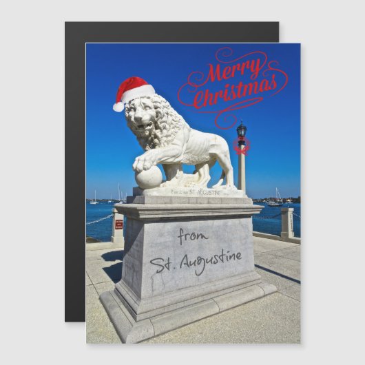 Vrolijk kerstfeest uit St. (Saint) Augustine Flori (Voorkant / Achterkant)