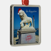 Vrolijk kerstfeest uit St. (Saint) Augustine Flori Metalen Ornament (Rechts)
