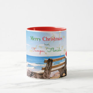 Vrolijk kerstfeest uit Tampa, FL Mok