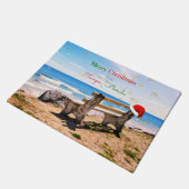 Vrolijk kerstfeest uit Tampa, Florida Deurmat (Schuin)