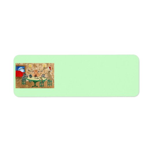 Vrolijk kerstfeest uit Texas Etiket (Voorkant)