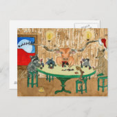 Vrolijk kerstfeest uit Texas Feestdagenkaart (Voorkant / Achterkant)