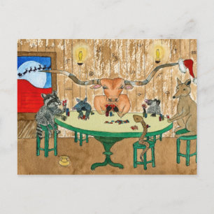 Vrolijk kerstfeest uit Texas Feestdagenkaart