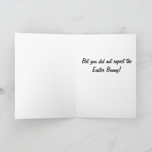 **VROLIJK KERSTFEEST** uit THE "EASTER BUNNY" Feestdagen Kaart (Binnen)