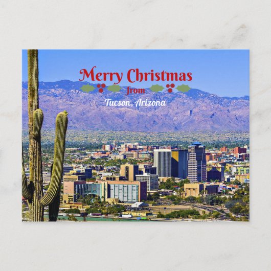 Vrolijk kerstfeest uit Tucson, Arizona, Briefkaart (Voorkant)