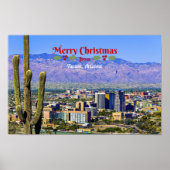 Vrolijk kerstfeest uit Tucson, Arizona, Poster (Voorkant)