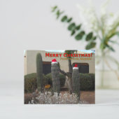 Vrolijk kerstfeest uit Tucson Feestdagenkaart (Staand voorkant)