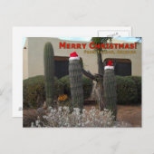 Vrolijk kerstfeest uit Tucson Feestdagenkaart (Voorkant / Achterkant)