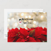 Vrolijk kerstfeest uit Tyler, Texas Briefkaart (Voorkant / Achterkant)