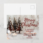 Vrolijk Kerstfeest Uitnodiging 2021 (Voorkant / Achterkant)