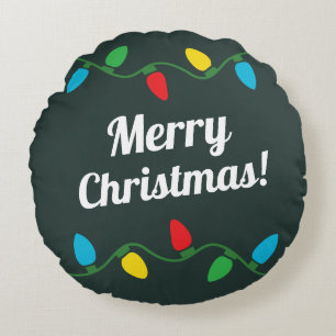 Vrolijk Kerstfeest Uniek Gevormd Decoratief Kussen