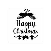 vrolijk kerstfeest, vakantie geluk rubberstempel (Afrduk)