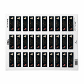 vrolijk kerstfeest | Vakantie in het betoverde bos Etiket (Full Sheet)